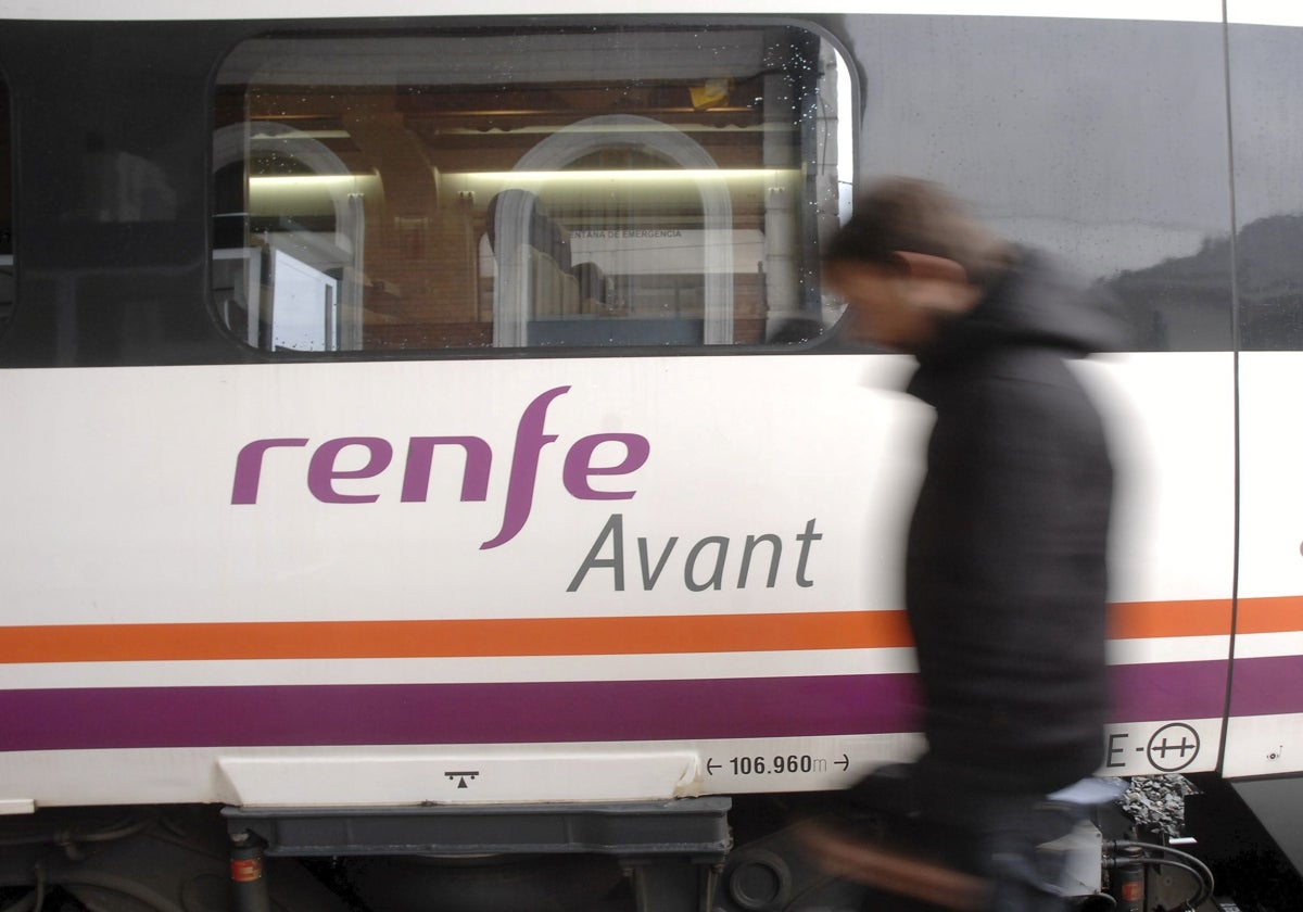 Imagen de un servicio Avant de Renfe.