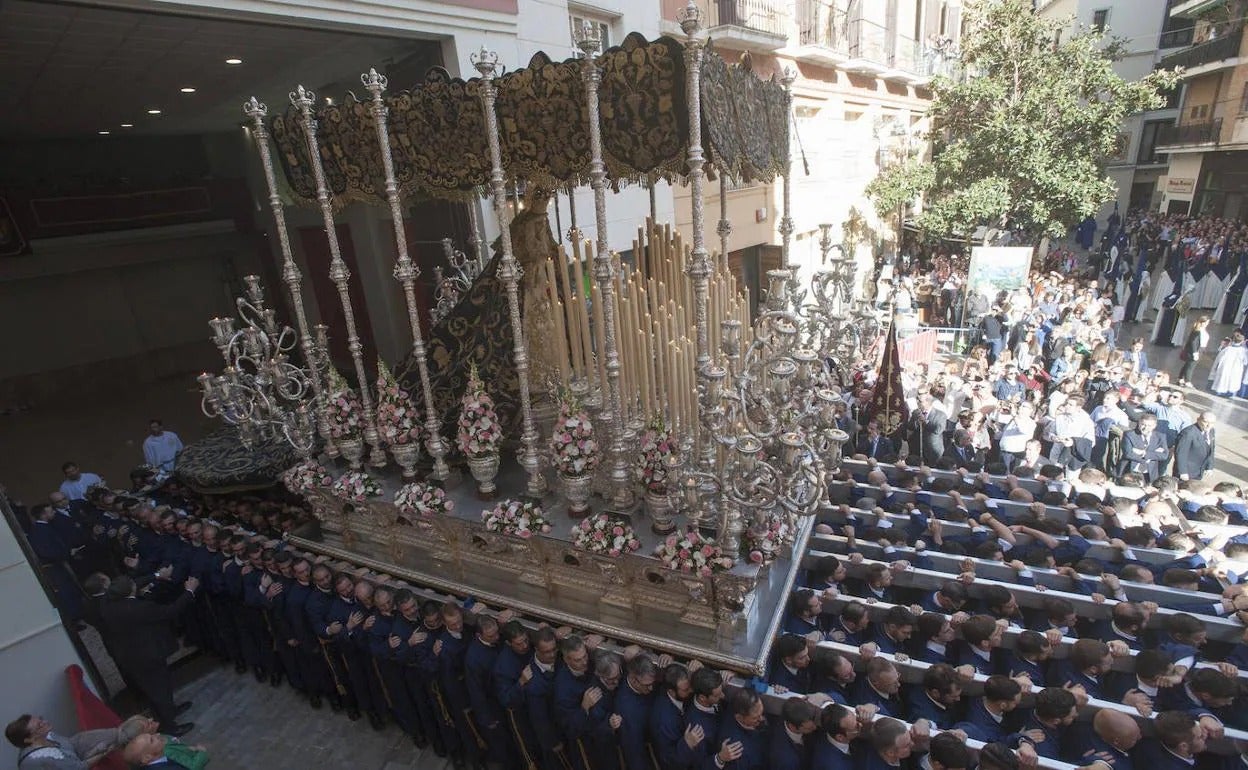 Sigue en directo la ubicación en tiempo real de la Virgen de la Paz en su procesión extraordinaria