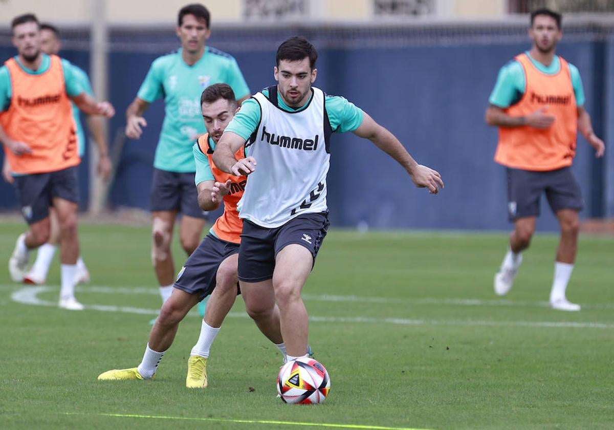 Ramón, en un entrenamiento el pasado curso.