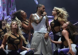 Maluma, en su concierto en Marenostrum Fuengirola.