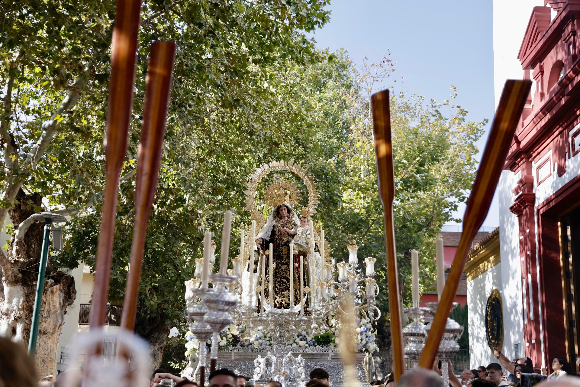 Salida de la Virgen del Carmen en Pedregalejo