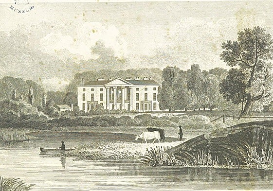 Vista de Beaumont a principios del siglo XIX.