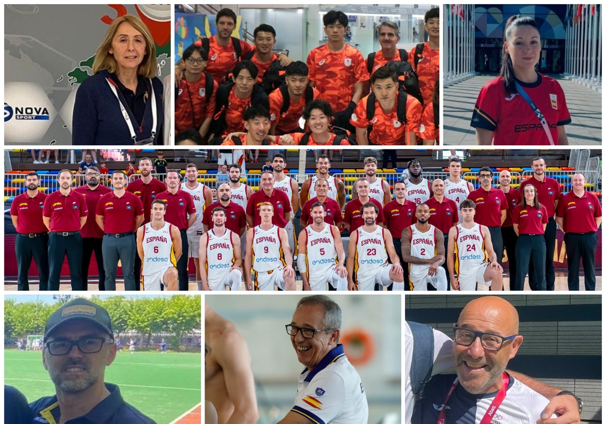 Elena Benítez (taekwondo), Antonio Carlos Ortega y Víctor Hugo López (balonmano), Sole López (balonmano), Sergio Scariolo, Ángel Sánchez-Cañete, Enrique Salinas y Carlos Salas (baloncesto), Diego Gavilán (hockey), Xavi Casademont (natación) y Marcelino Torrontegui (COE).