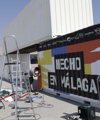 Imagen secundaria 2 - Brisa comienza la metamorfosis del Dique de Levante en recinto de conciertos