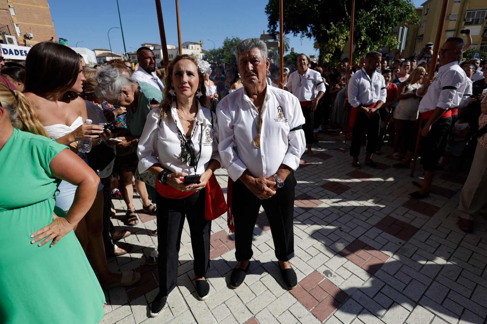 La procesión de la Virgen del Carmen de Huelin, en imágenes