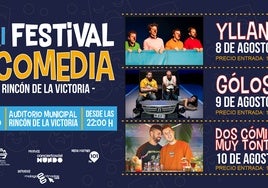 Cartel del Festival de la Comedia.