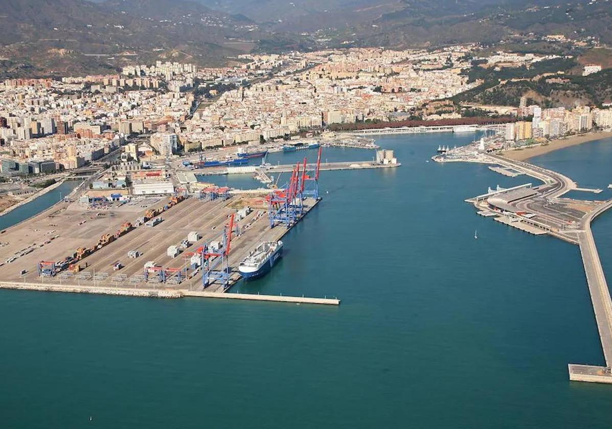 Vista de archivo del Puerto de Málaga.