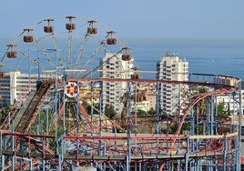 Vista de las atracciones de Tivoli.