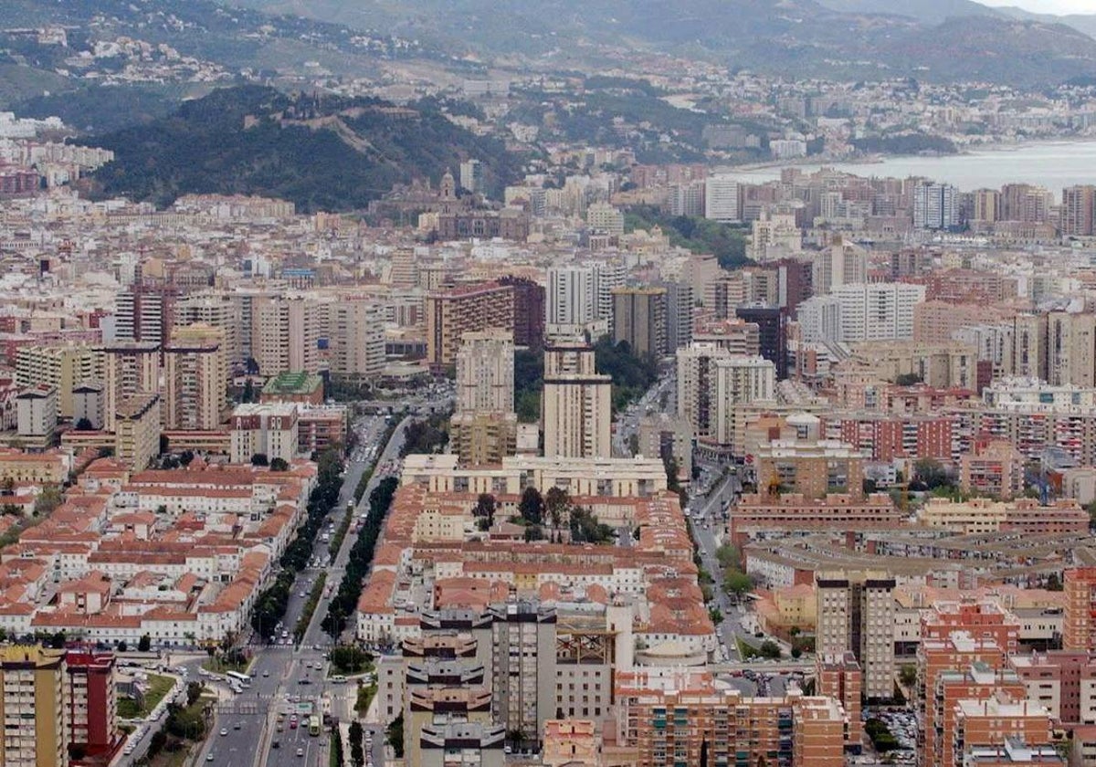 Vista general de la ciudad de Málaga.