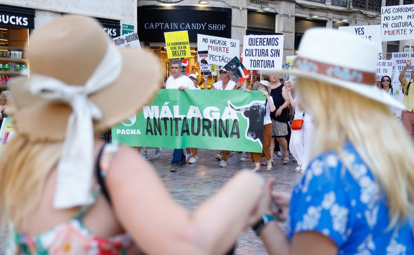 Manifestación &#039;Málaga Antitaurina&#039; organizada por PACMA