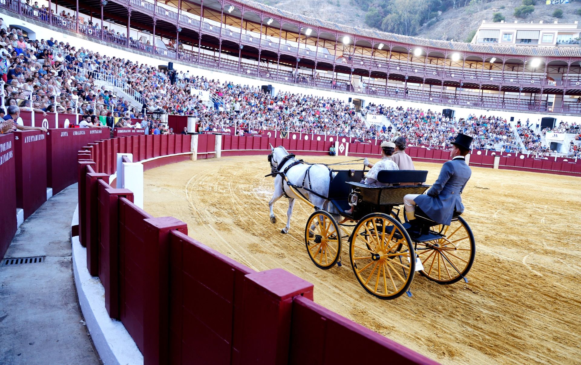 Concurso de Exhibición de Enganches de Caballos Ciudad de Málaga en La Malagueta