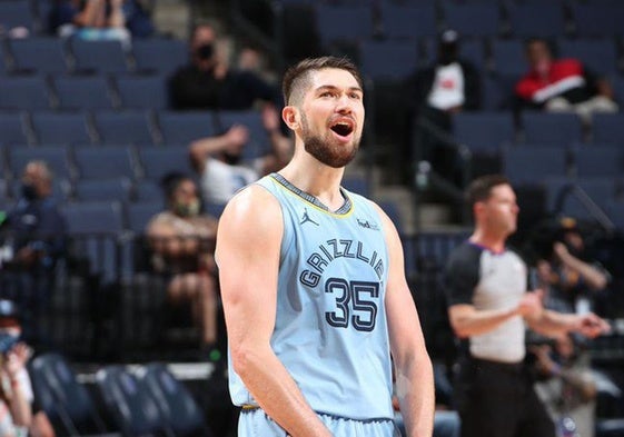 Killian Tillie, en su etapa en los Memphis Grizzlies.