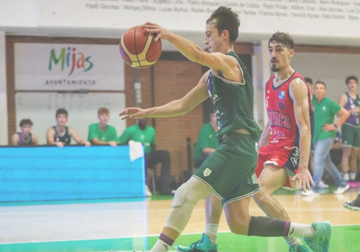 Rafa Santos, con el Unicaja júnior.