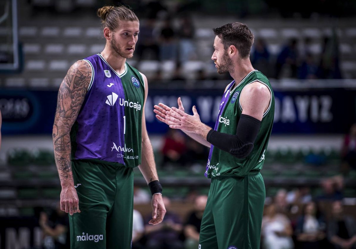 Osetkowski, en un partido con el Unicaja.