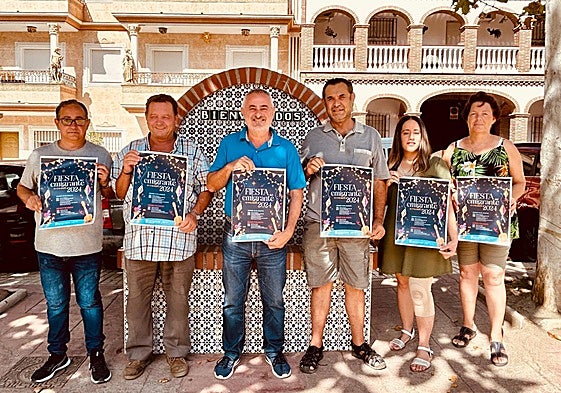 Acto de presentación de la celebración en Cajiz.