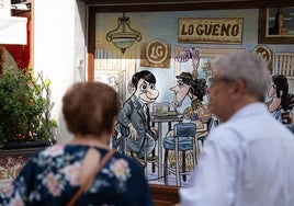 Pachi sienta en la misma mesa a Picasso y a Anita Delgado junto a María Zambrano y Viberti