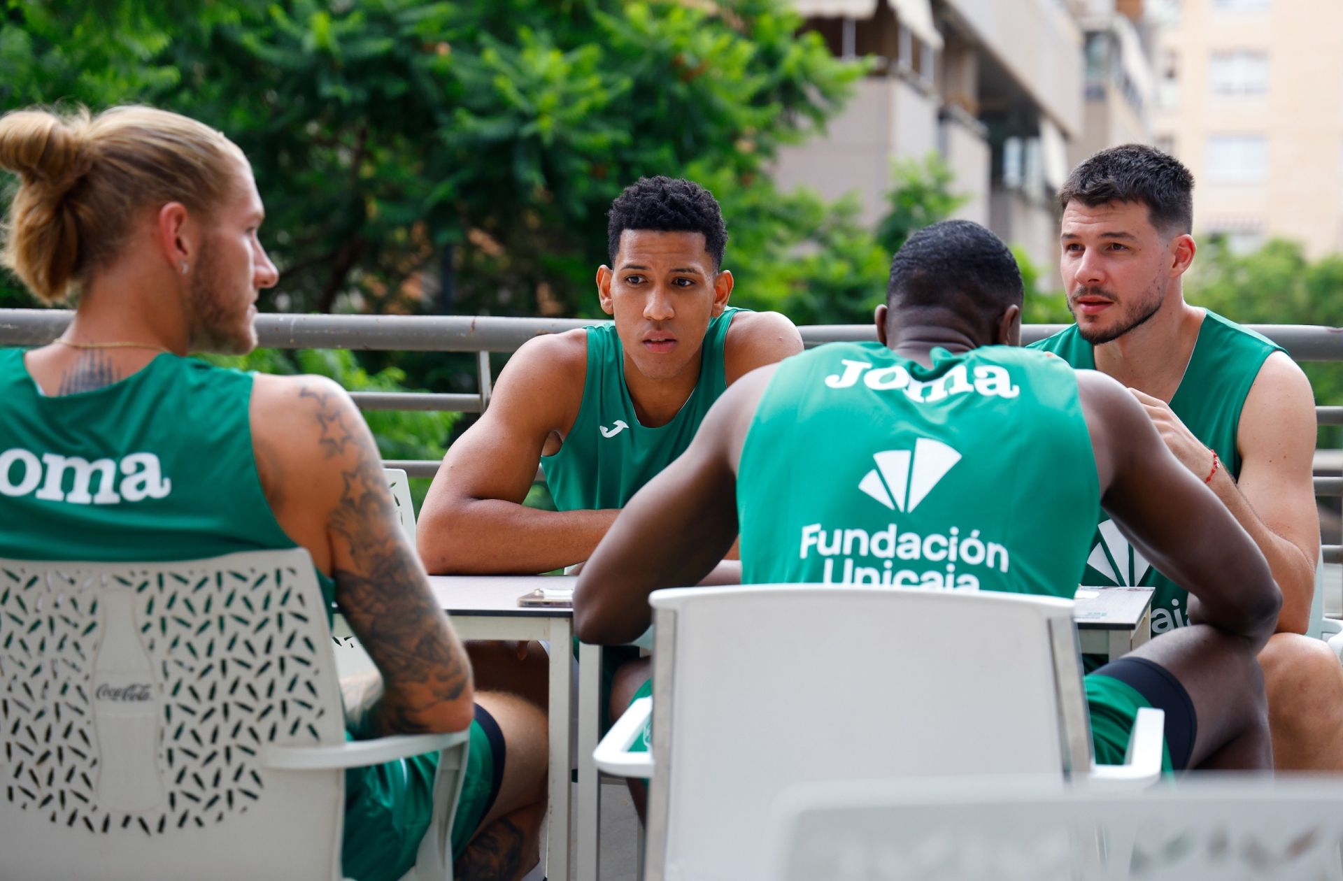 Los jugadores del Unicaja se reencuentran para iniciar la pretemporada