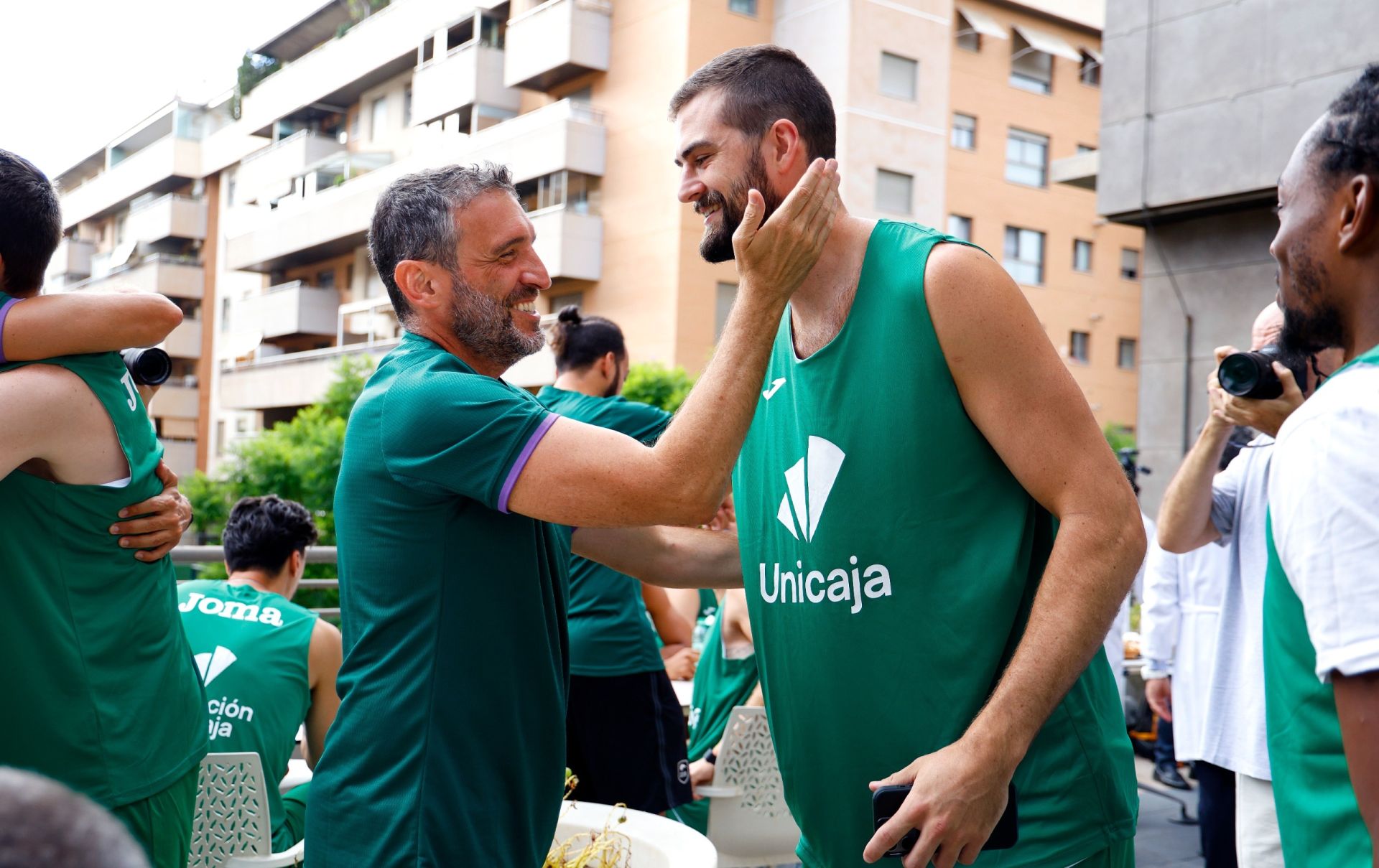 Los jugadores del Unicaja se reencuentran para iniciar la pretemporada