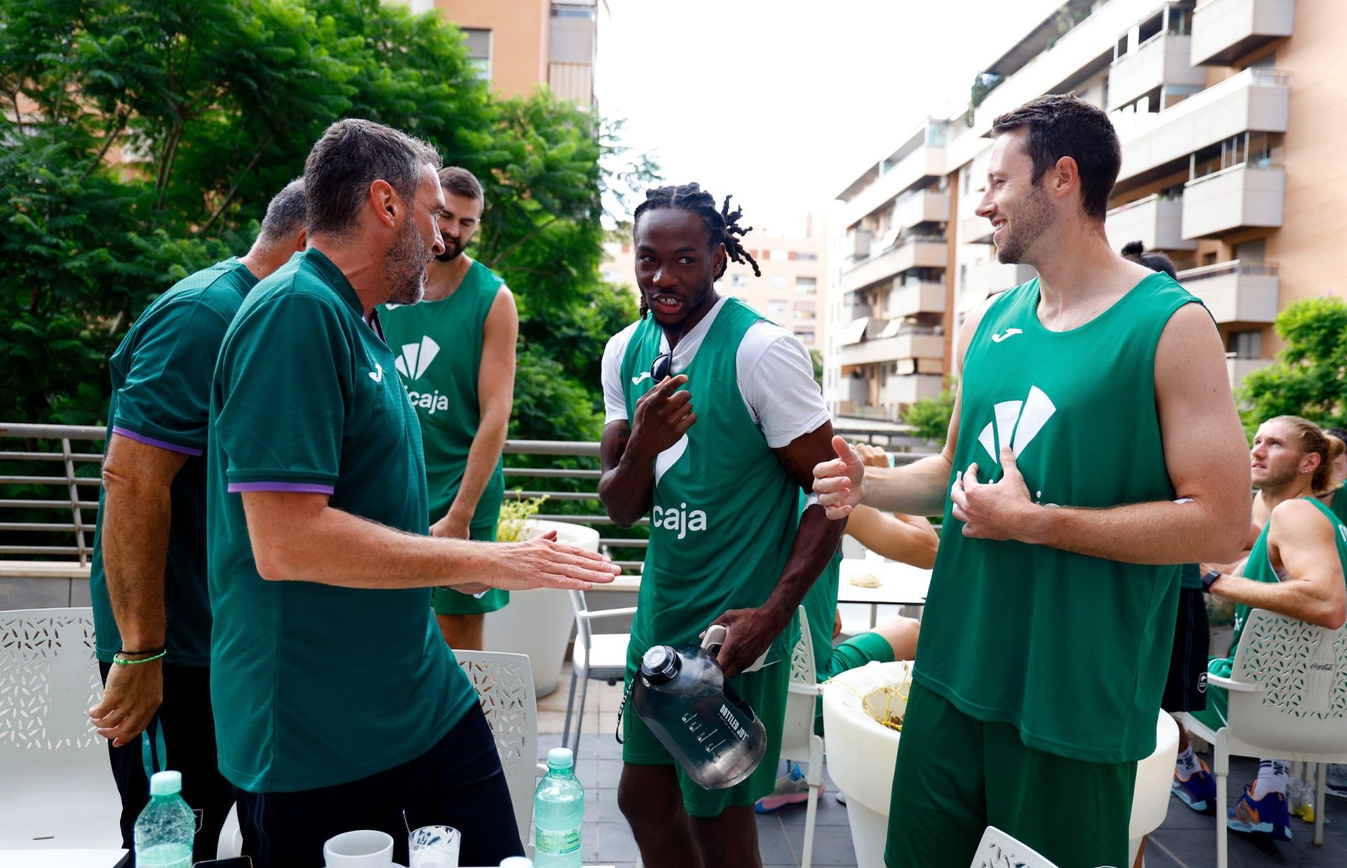 Los jugadores del Unicaja se reencuentran para iniciar la pretemporada