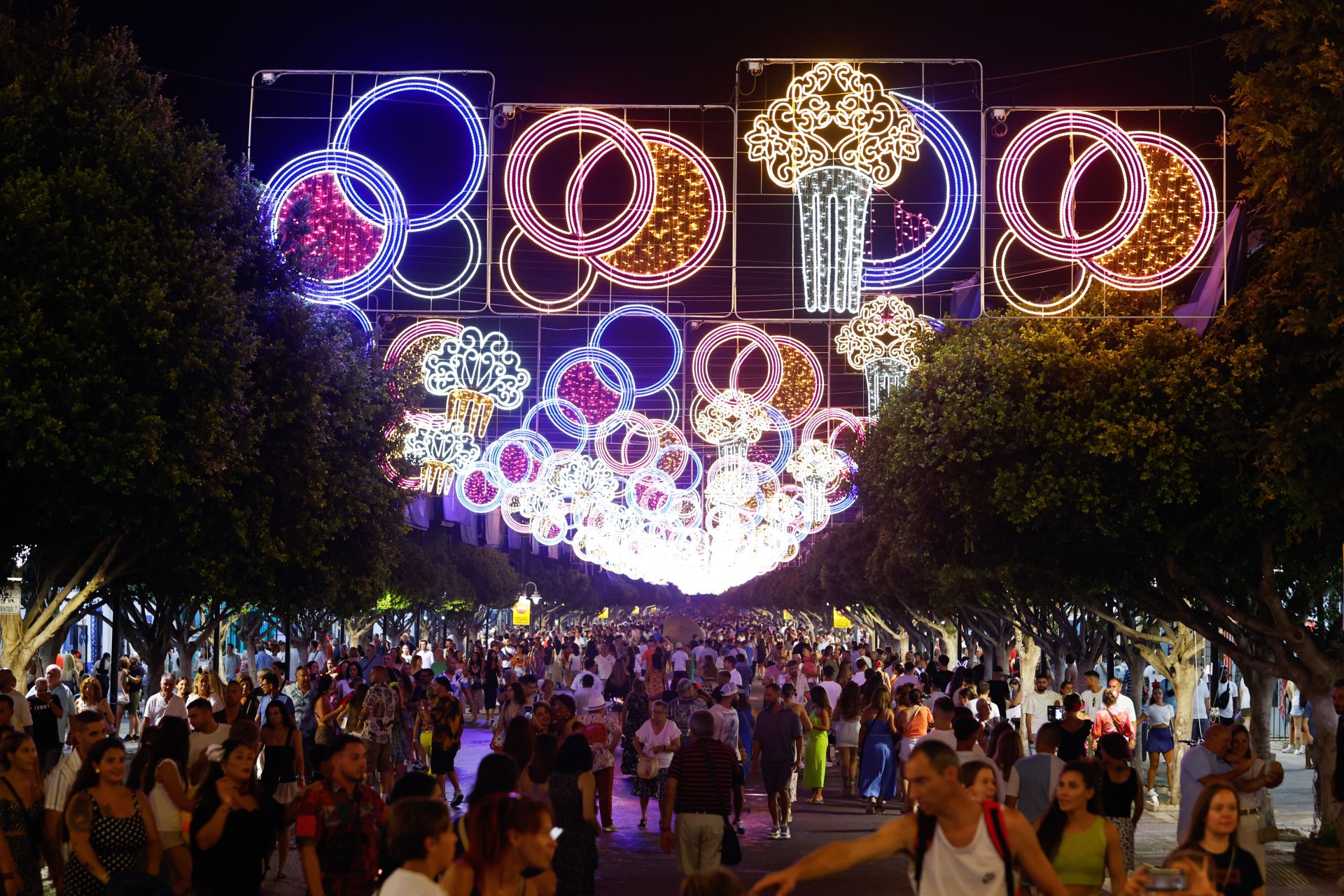 Las mejores imágenes del primer sábado de la Feria de Málaga 2024