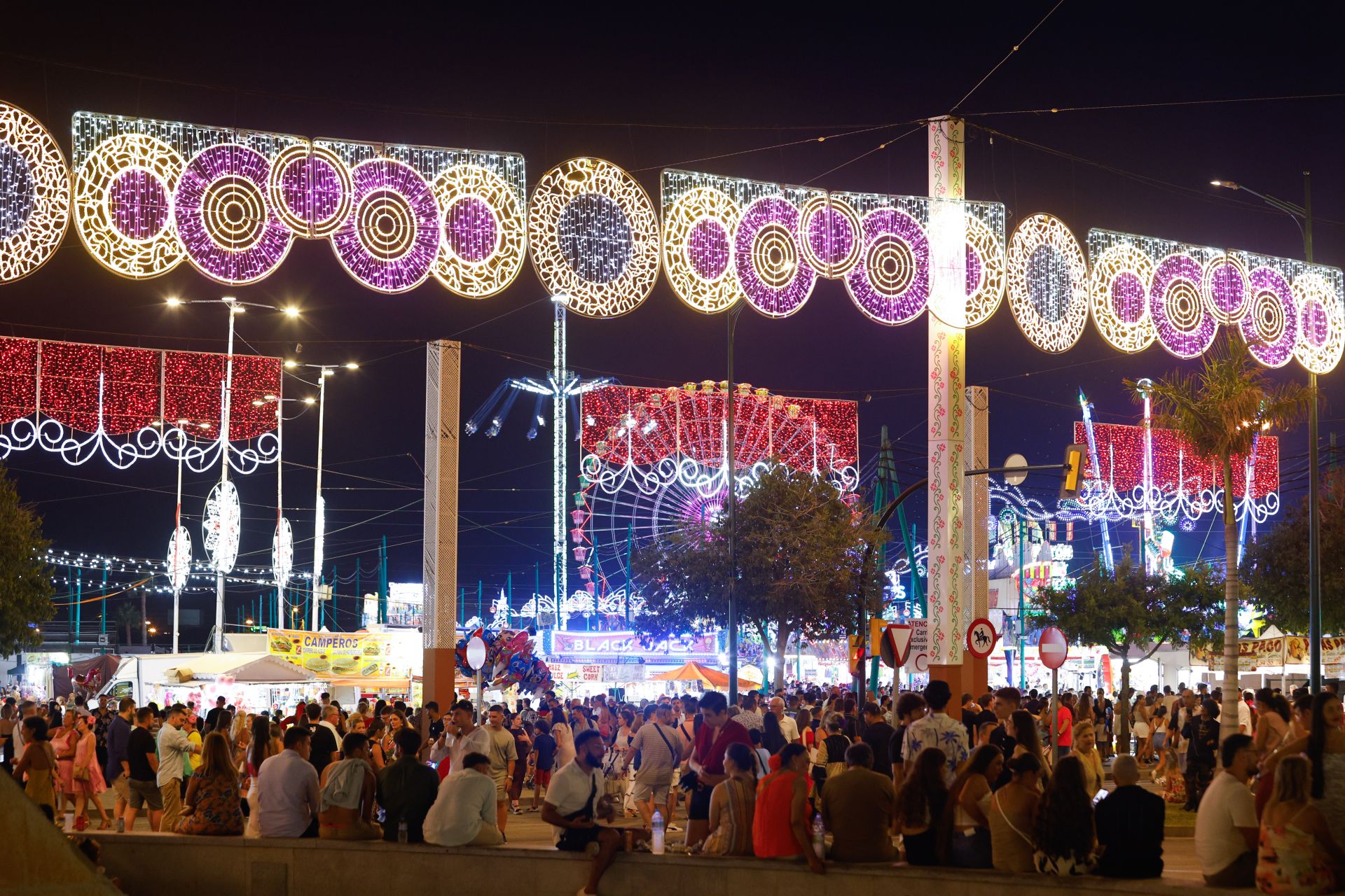 Las mejores imágenes del primer sábado de la Feria de Málaga 2024