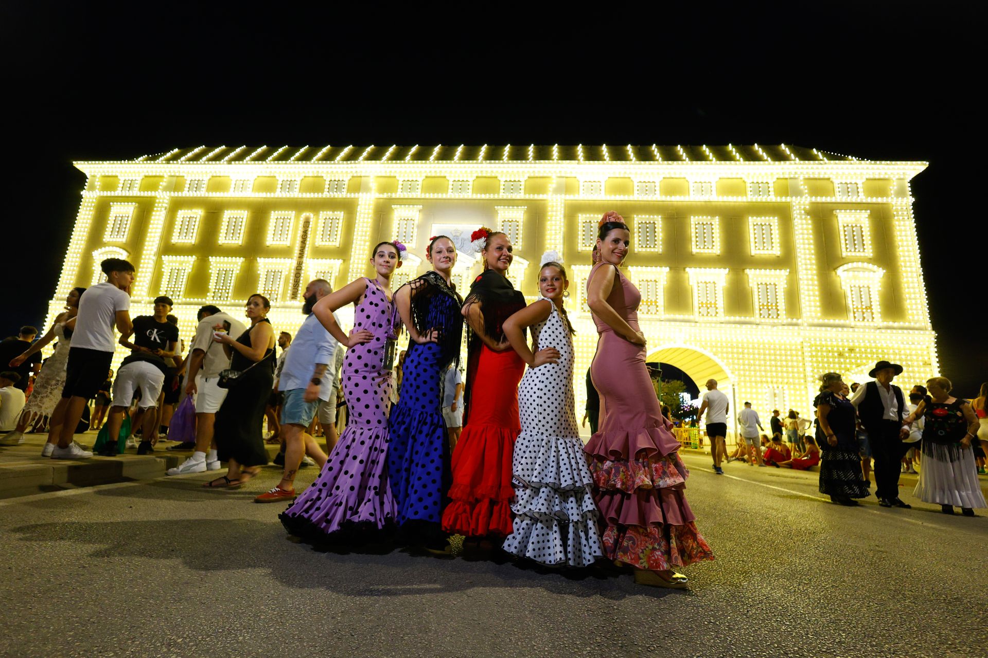 Las mejores imágenes del primer sábado de la Feria de Málaga 2024