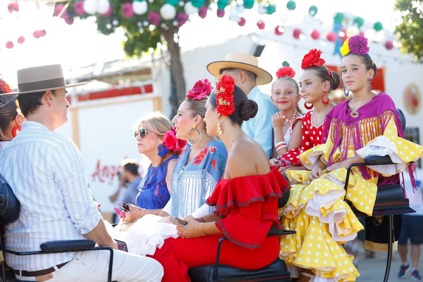 Las mejores imágenes del primer sábado de la Feria de Málaga 2024