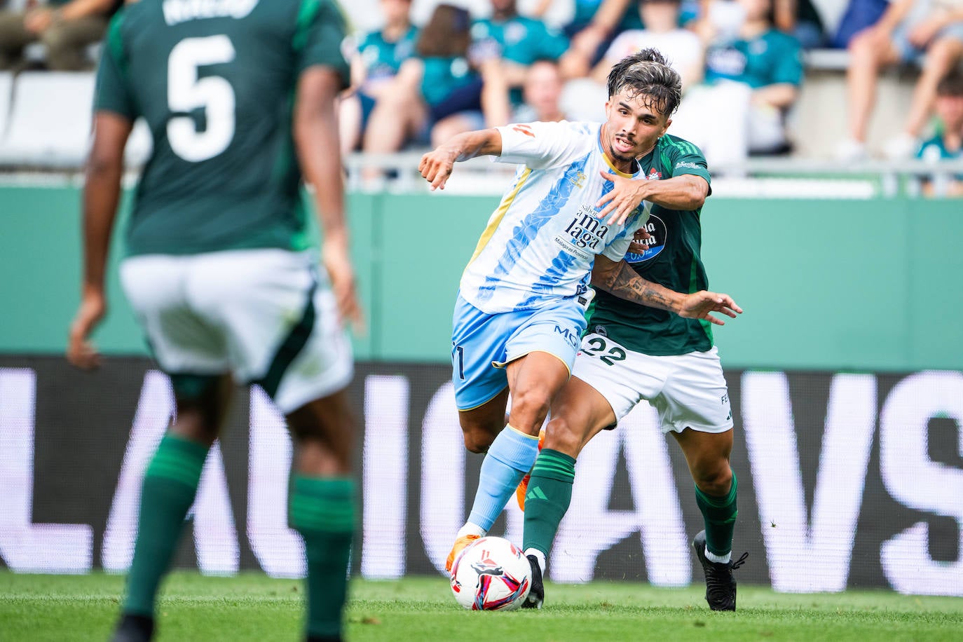 El Racing de Ferrol-Málaga, en imágenes