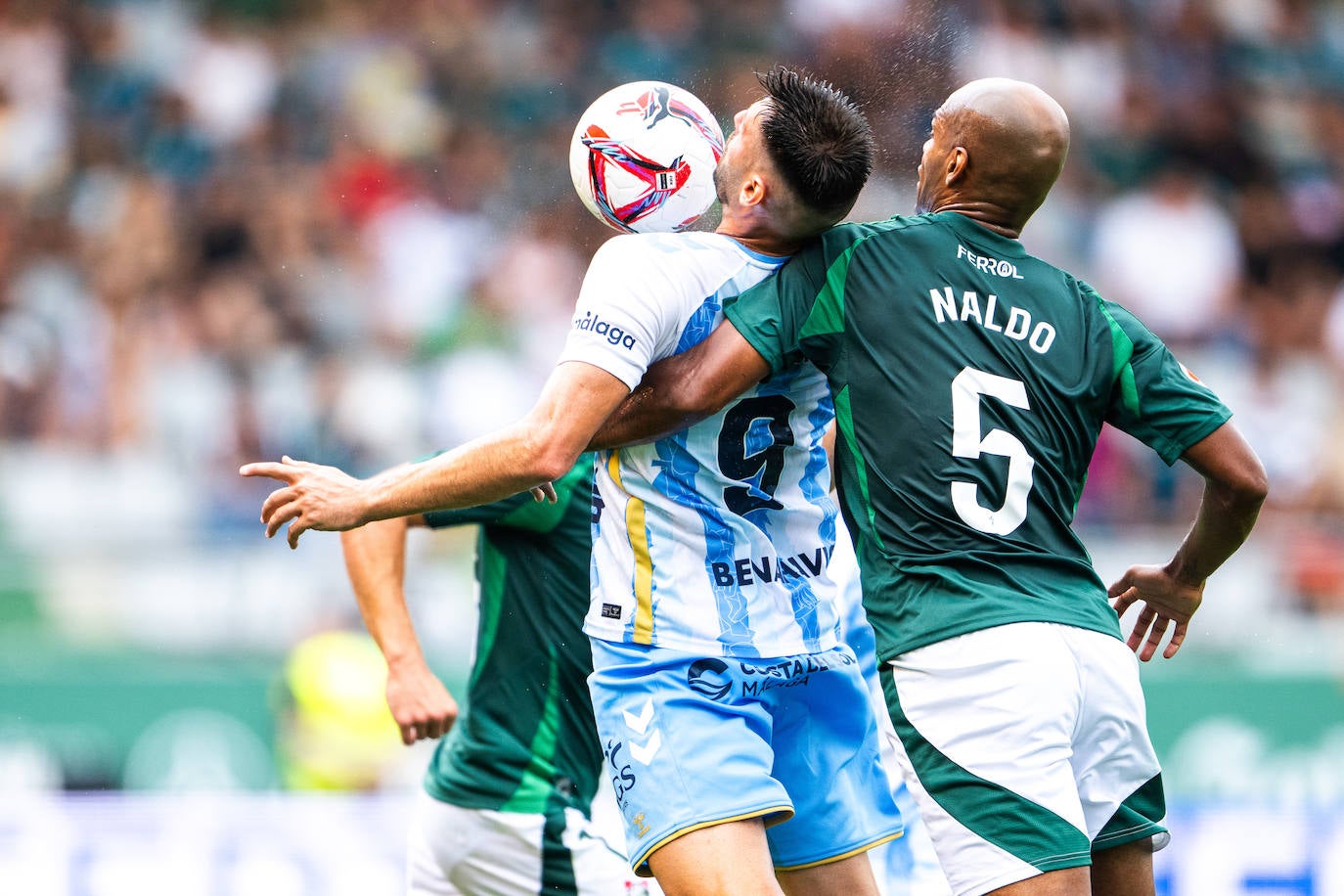 El Racing de Ferrol-Málaga, en imágenes