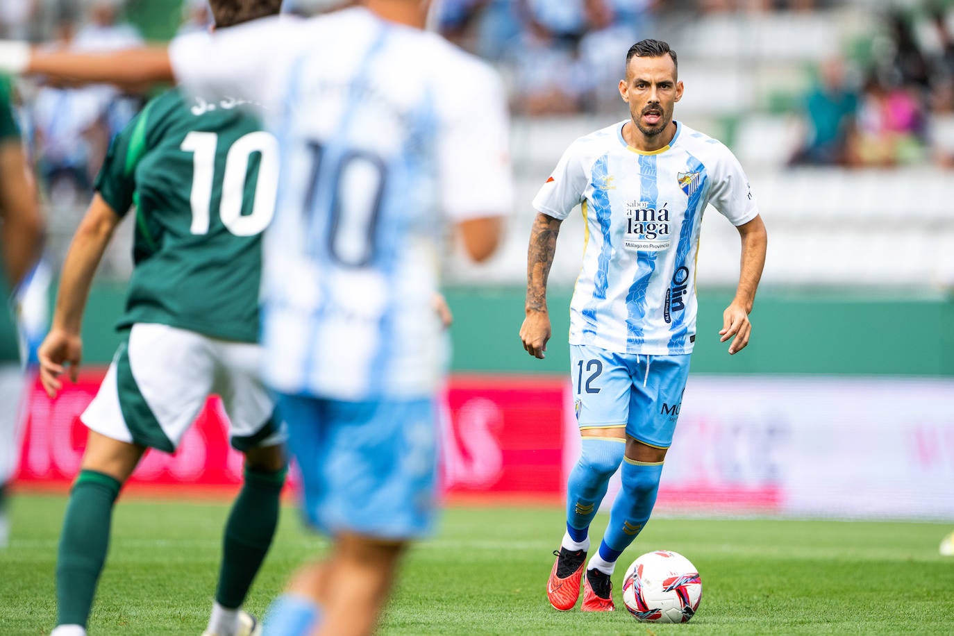 El Racing de Ferrol-Málaga, en imágenes