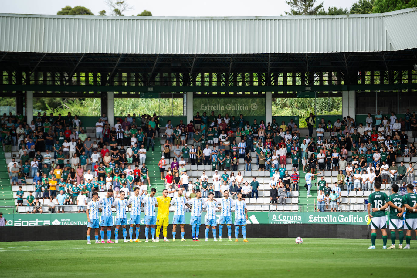 El Racing de Ferrol-Málaga, en imágenes