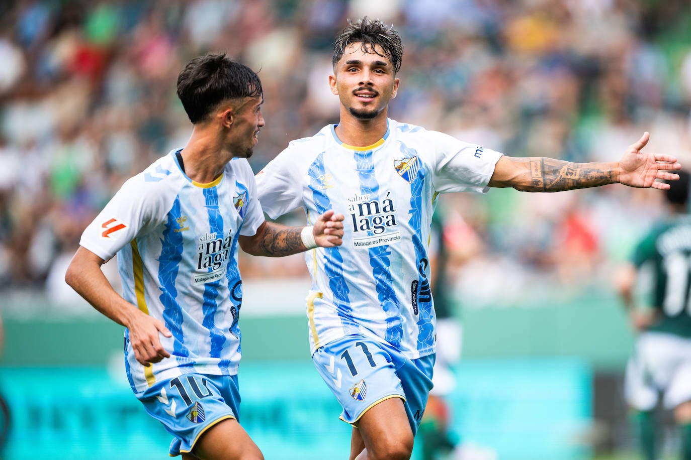 El Racing de Ferrol-Málaga, en imágenes