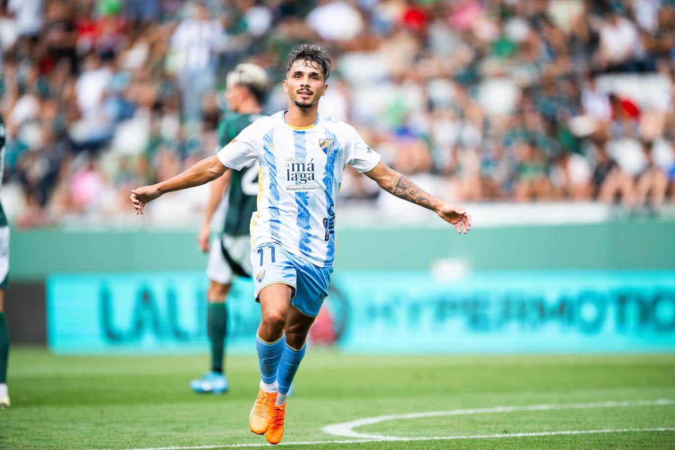 El Racing de Ferrol-Málaga, en imágenes