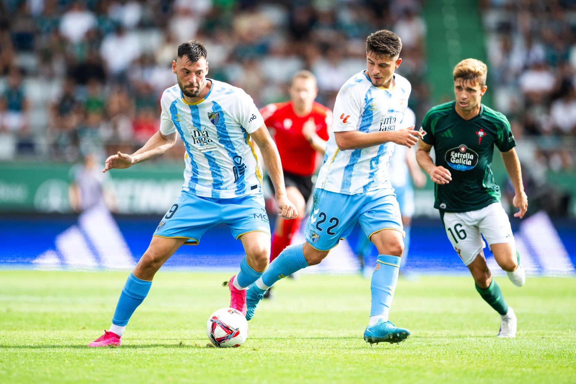 El Racing de Ferrol-Málaga, en imágenes