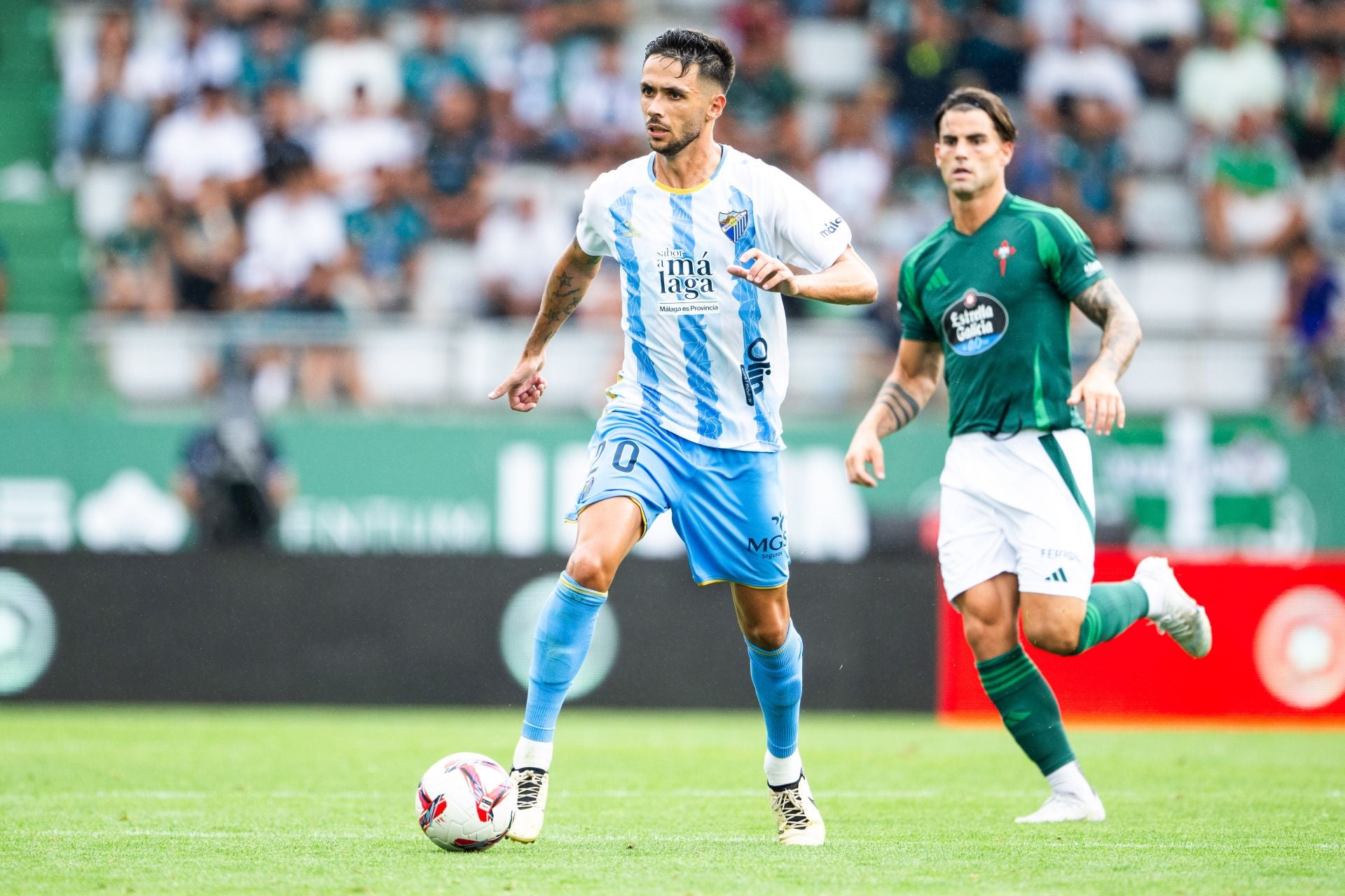 El Racing de Ferrol-Málaga, en imágenes