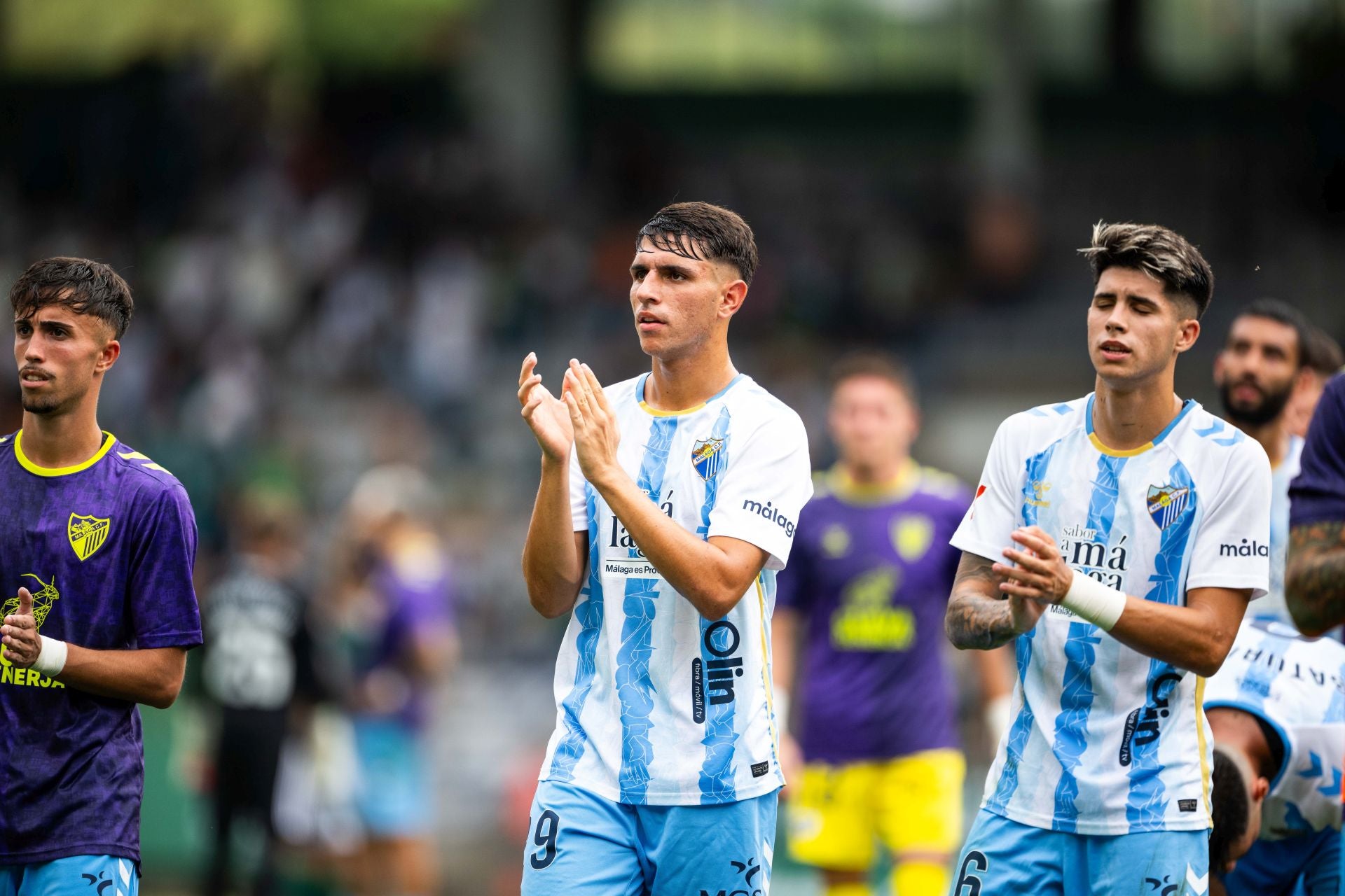 El Racing de Ferrol-Málaga, en imágenes