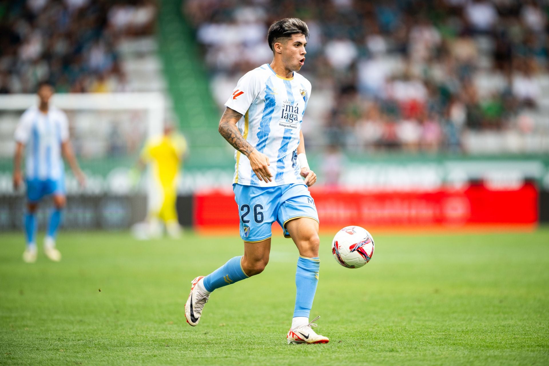 El Racing de Ferrol-Málaga, en imágenes