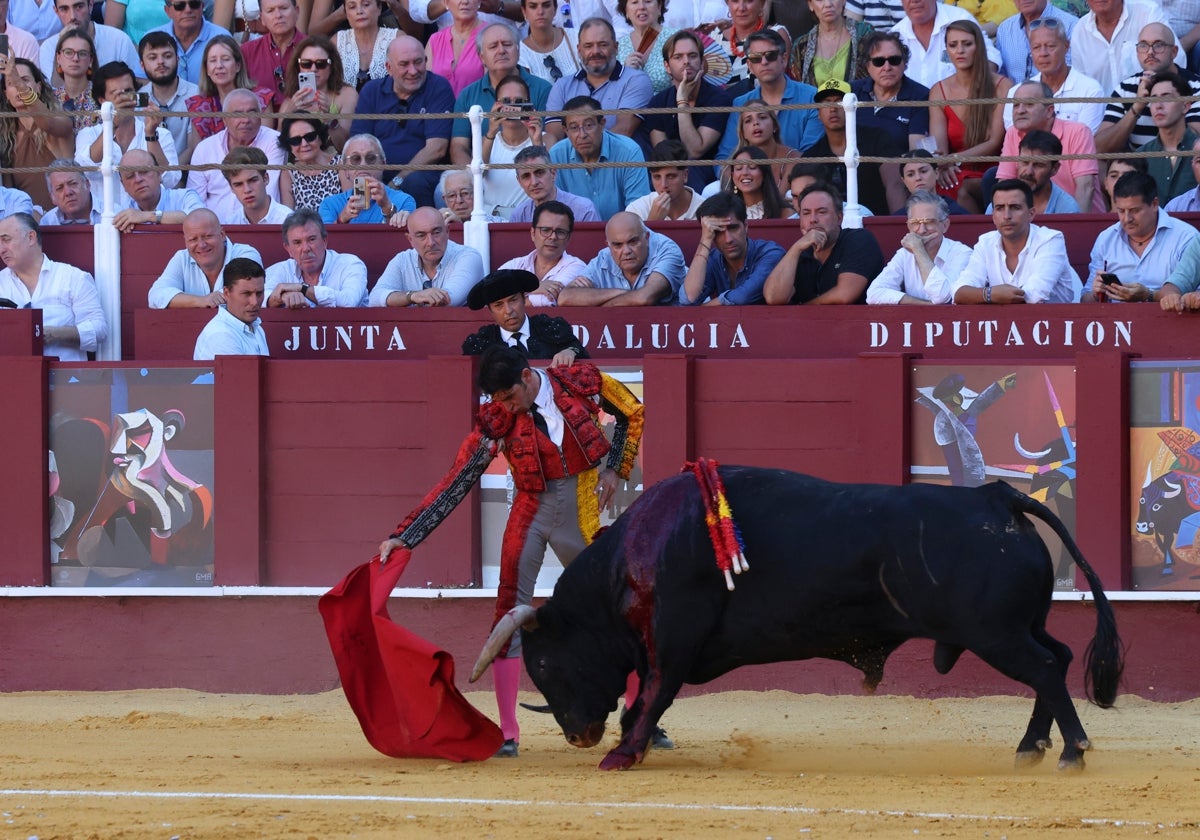 Cayetano, el pasado 15 de agosto, en la Corrida Picassiana.