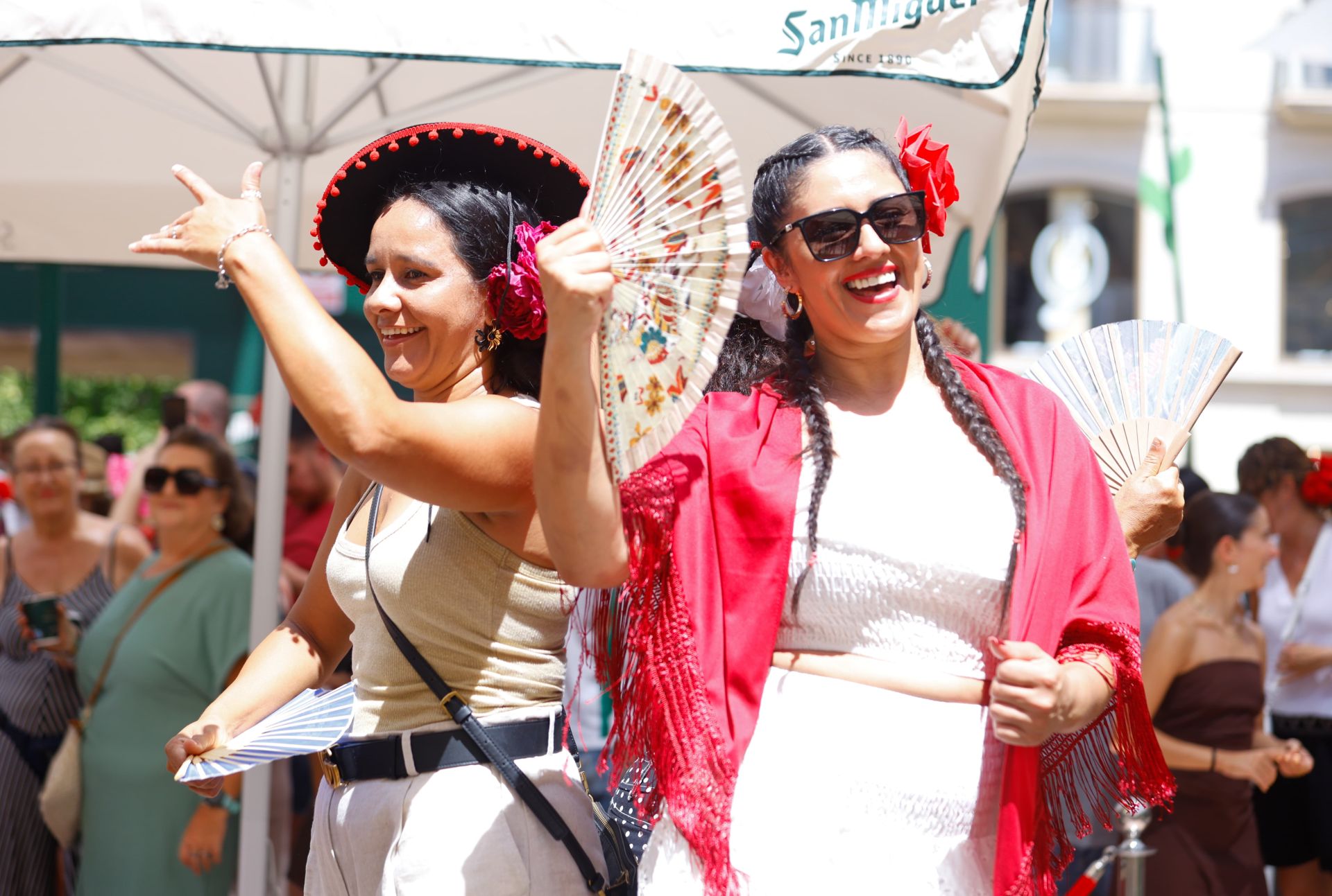 Martes 20 de agosto. Ambiente en el Centro de Málaga.