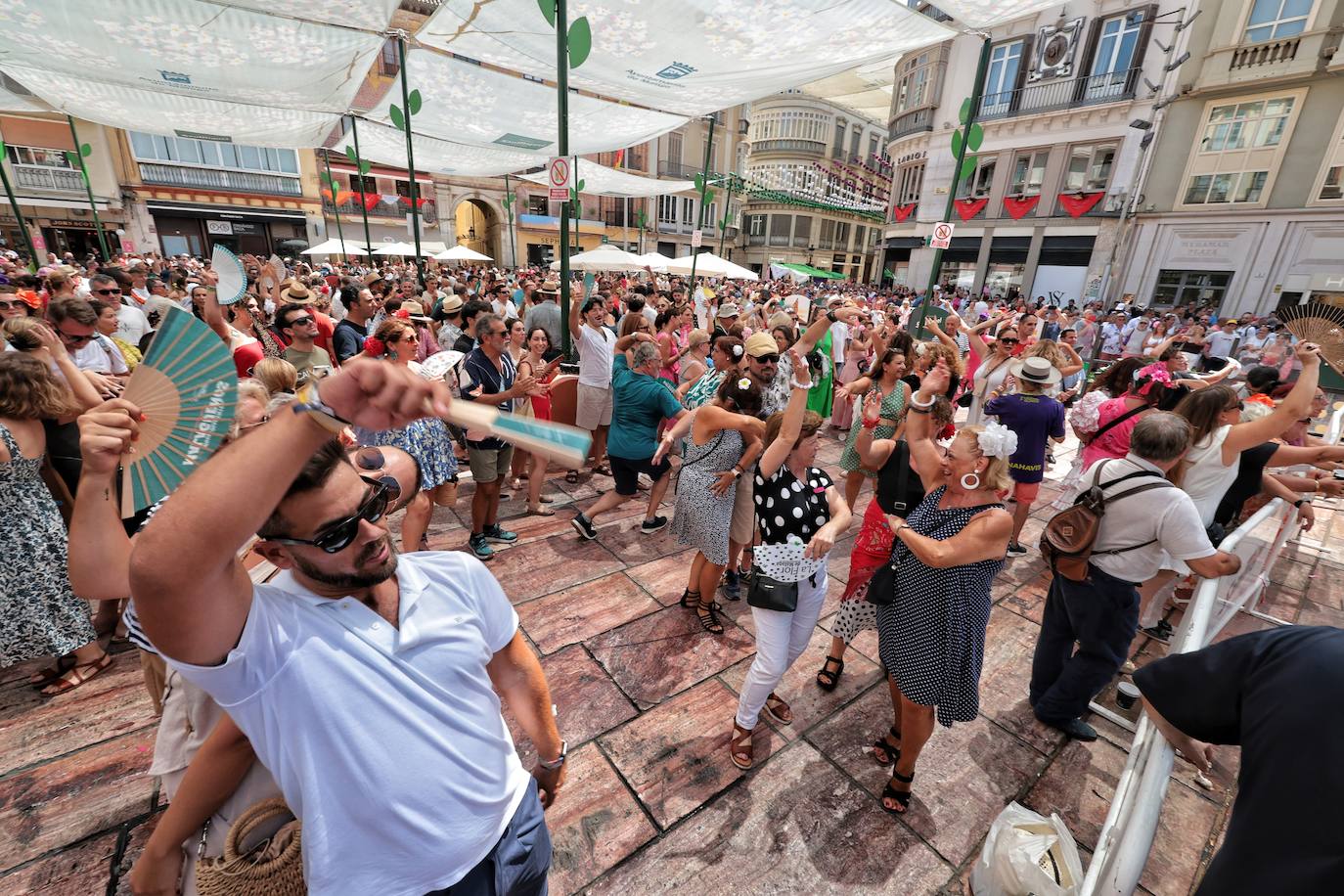 Ambiente en la feria del Centro