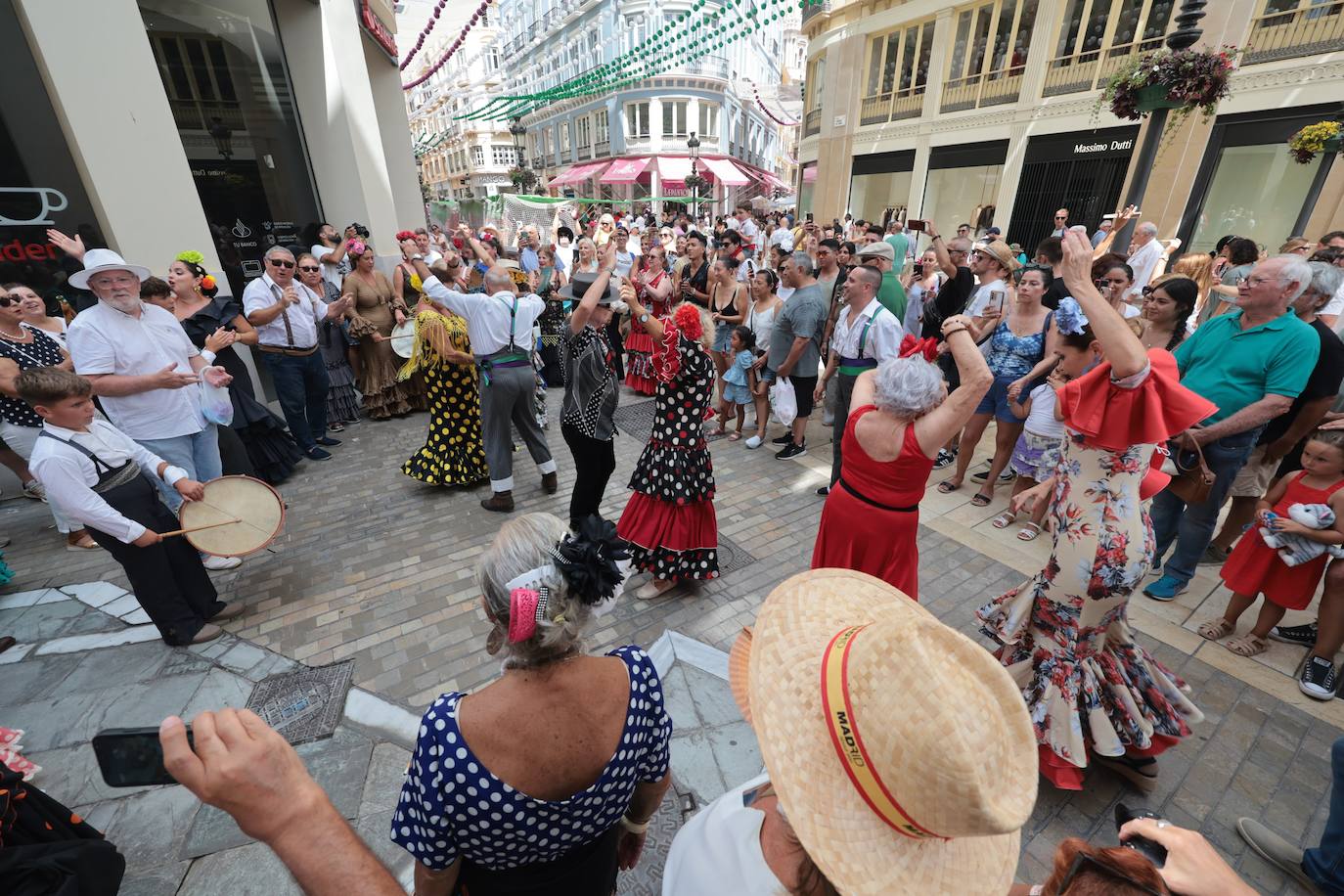 Ambiente en la feria del Centro