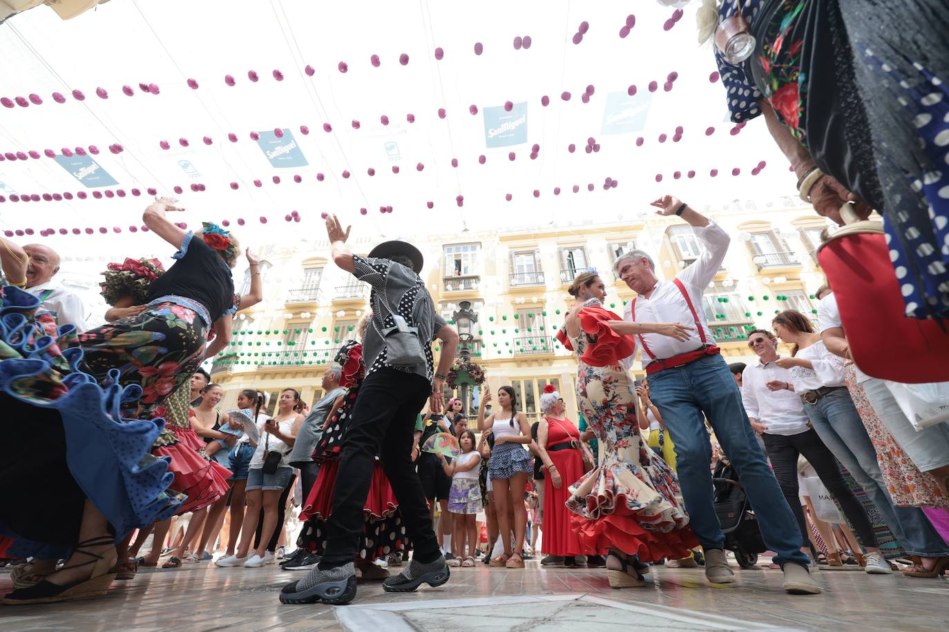 Ambiente en la feria del Centro