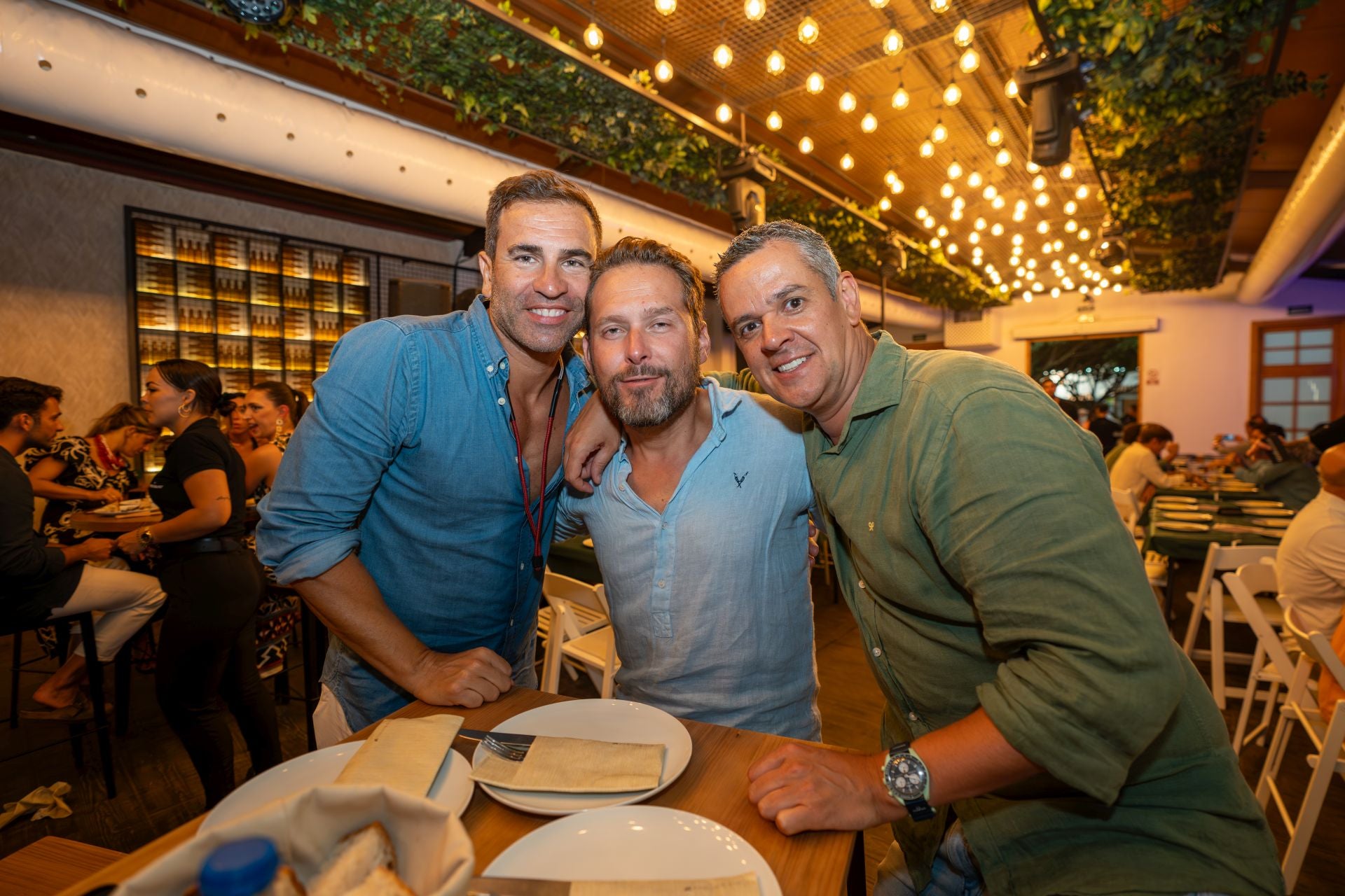 Nacho Baños, Luis Timón y Rubén Olaya.