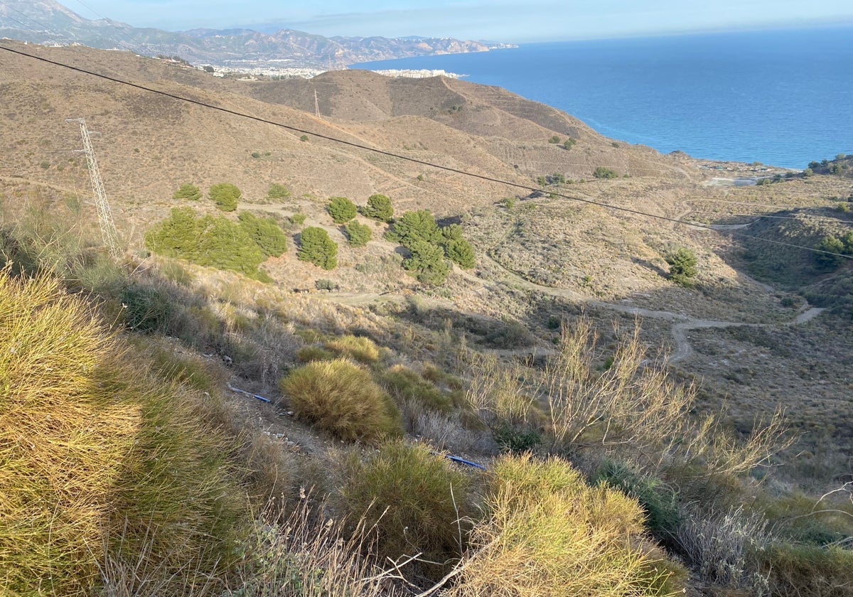 Imagen de los terrenos de Calaceite, donde se han previsto unas 4.000 nuevas viviendas, un campo de golf y un puerto deportivo.