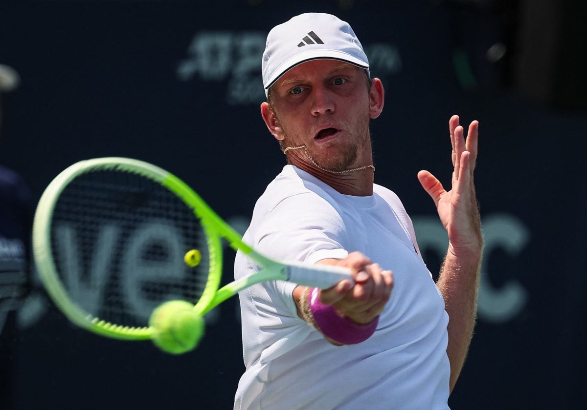 Alejandro Davidovich, en su duelo ante Cobolli en Washington.