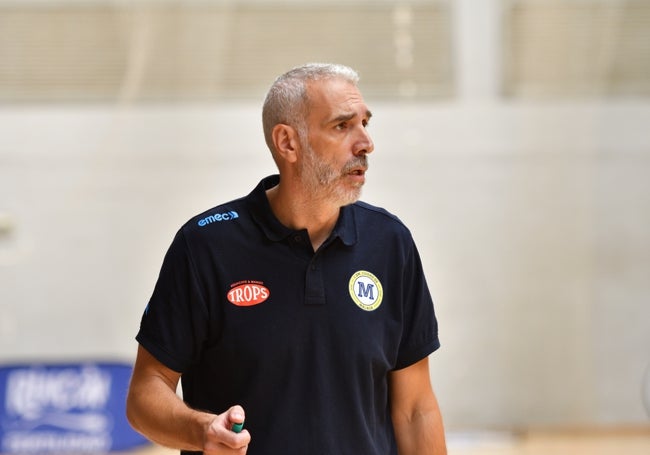 Quino Soler, durante un partido del Trops Málaga.