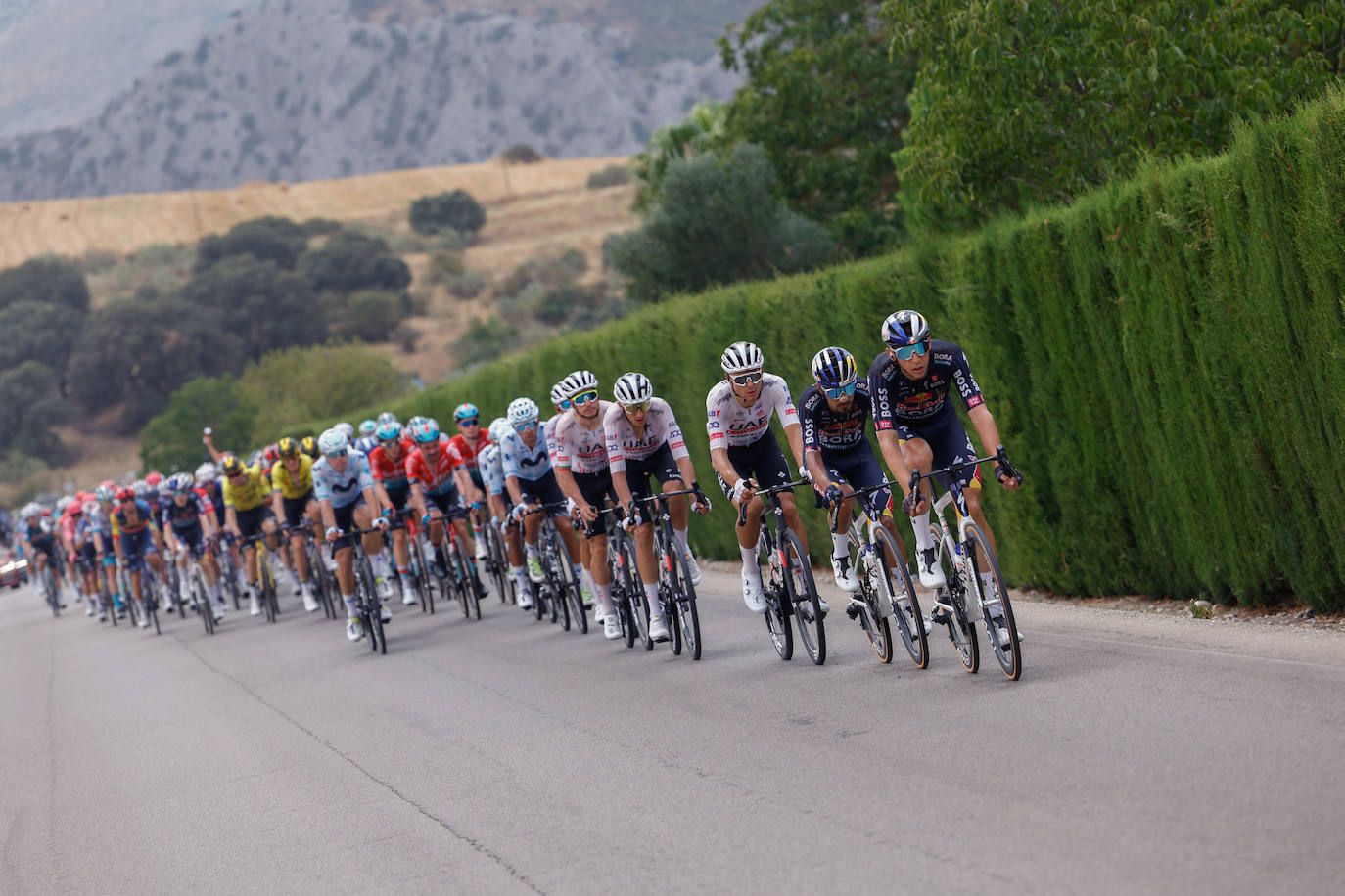 La llegada a Málaga de La Vuelta a España, en imágenes