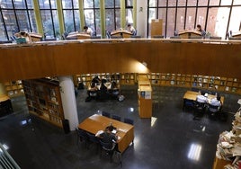 Biblioteca General de la Universidad de Málaga, en una imagen de archivo.