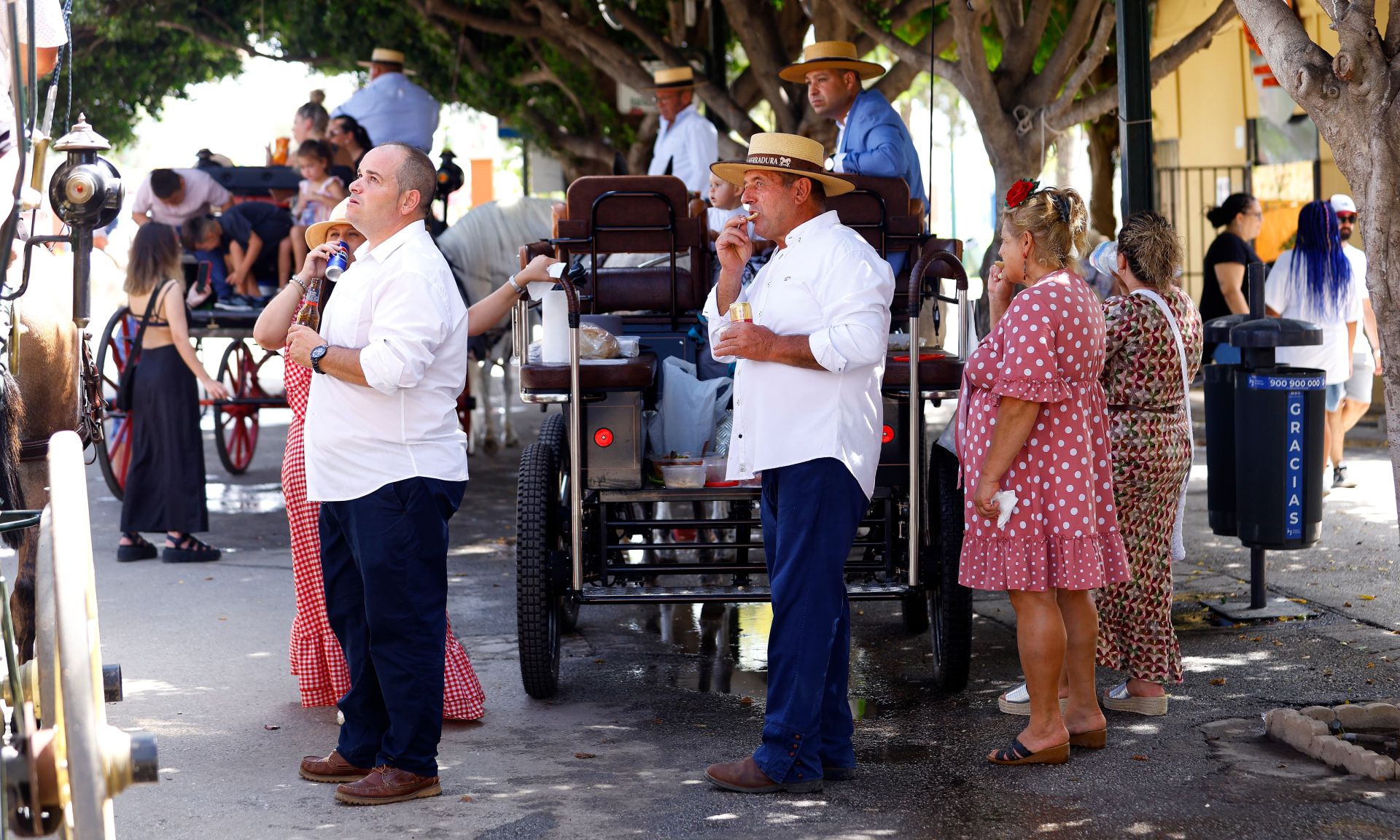 Las mejores fotos del viernes 23 en la Feria de Málaga