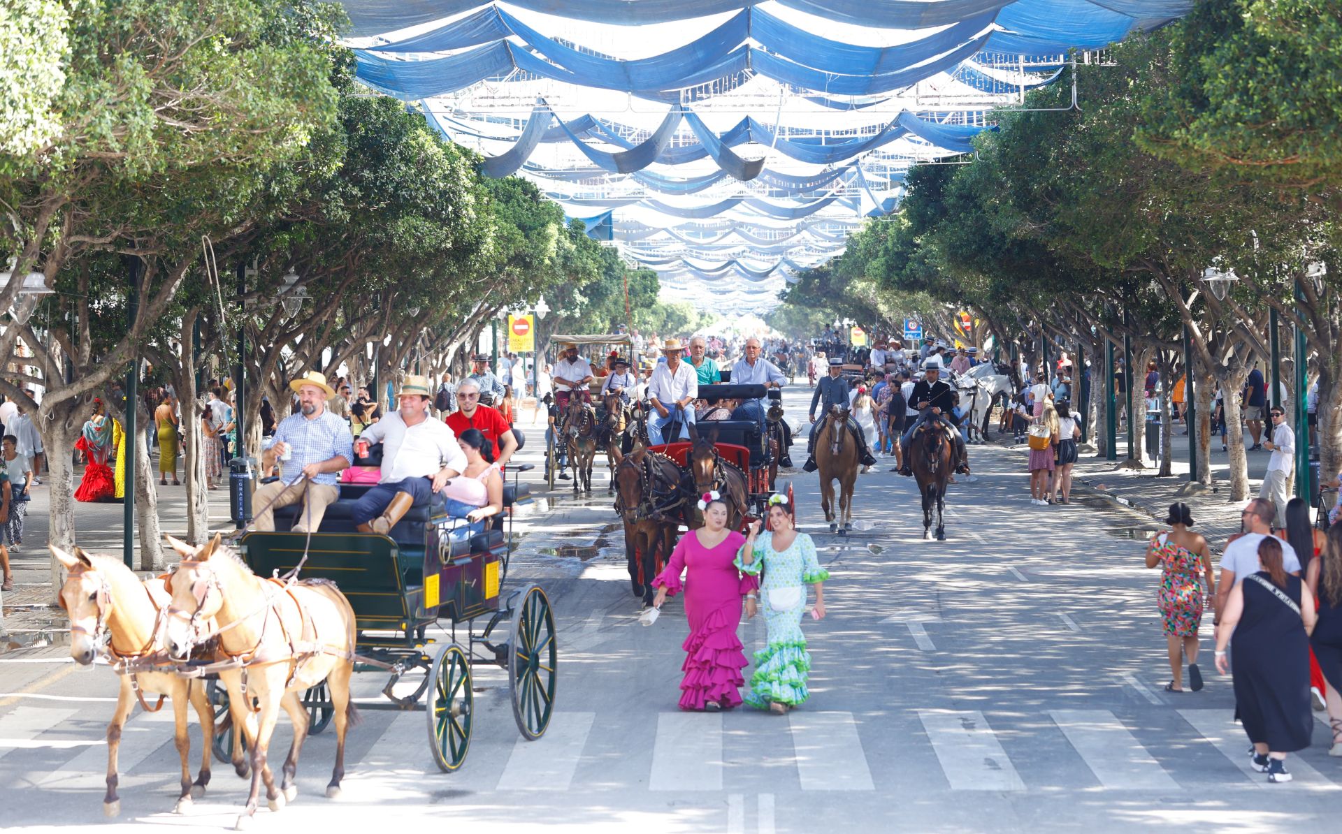 Las mejores fotos del viernes 23 en la Feria de Málaga